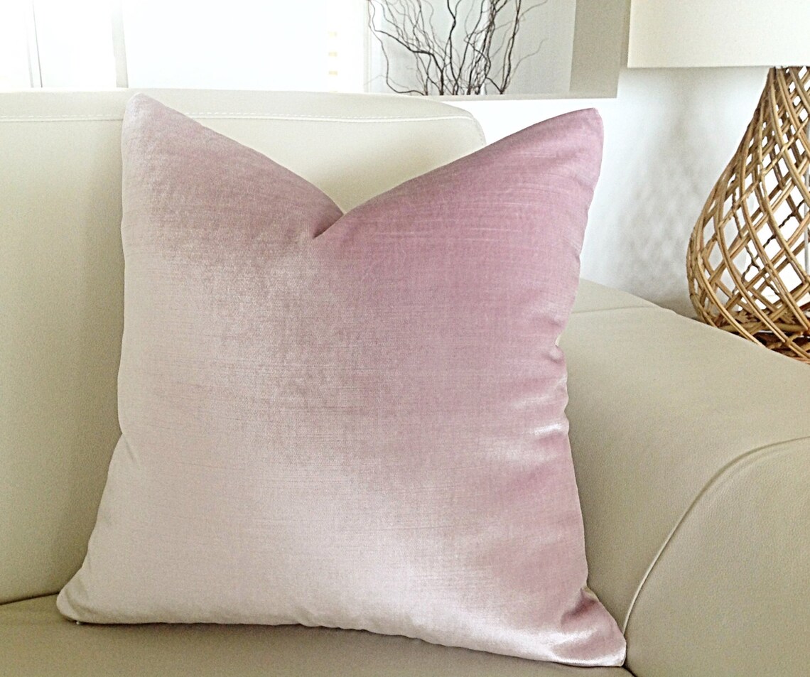 Velvet Cushions Pink Velvet Pillows Bedroom Cushion Covers Etsy