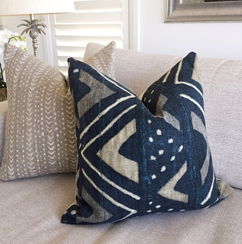 Mud Cloth Tribal Cushion Cover Pillow Cover Toss Pillows Etsy