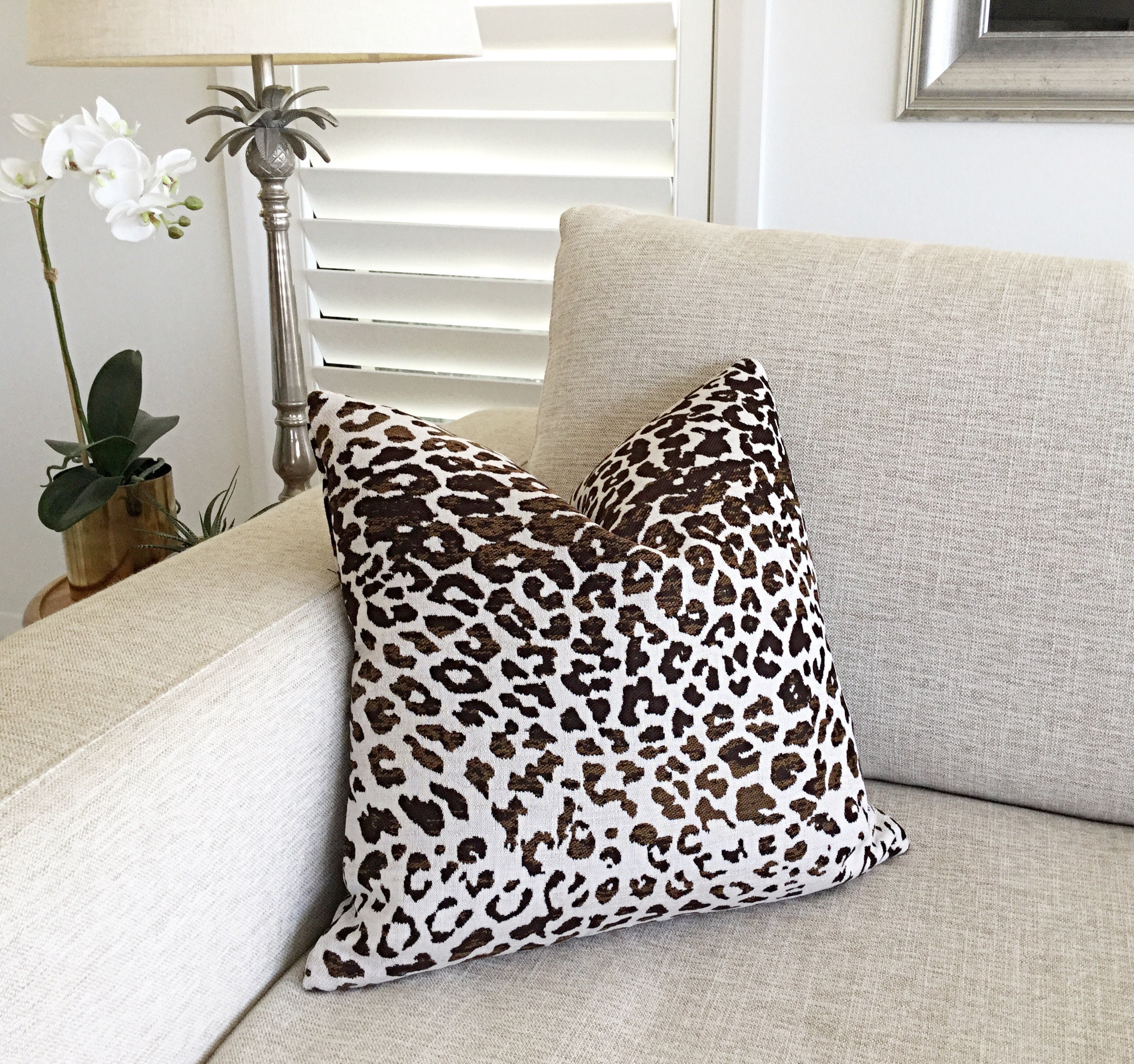Sunbrella Animal Print Outdoor Pillows Sunbrella Outdoor | Etsy