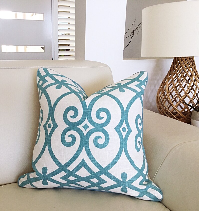 Hamptons Style Cushions Hampton's Pillows Seafoam Cushion Etsy
