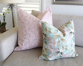 Linen Cushion Cover, Blush Pink, Spa Daria, Denver Scatter