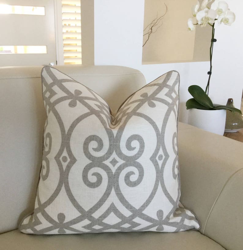 Hamptons Style Cushions Hampton's Pillows Dove Grey Etsy Australia