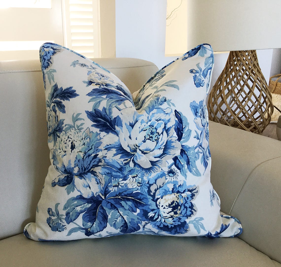 Hamptons Style Cushionshamptons Pillows Linen Pillows. Etsy Australia