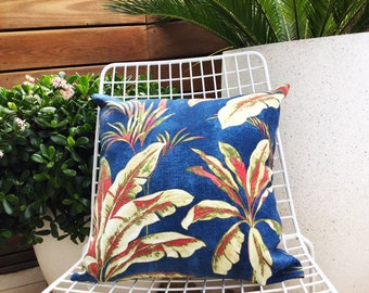 Outdoor Pillows, Tropical Outdoor Cushion Covers, Navy Outdoor Pillows Kalawee Scatter Cushions Modern Outdoor Pillows