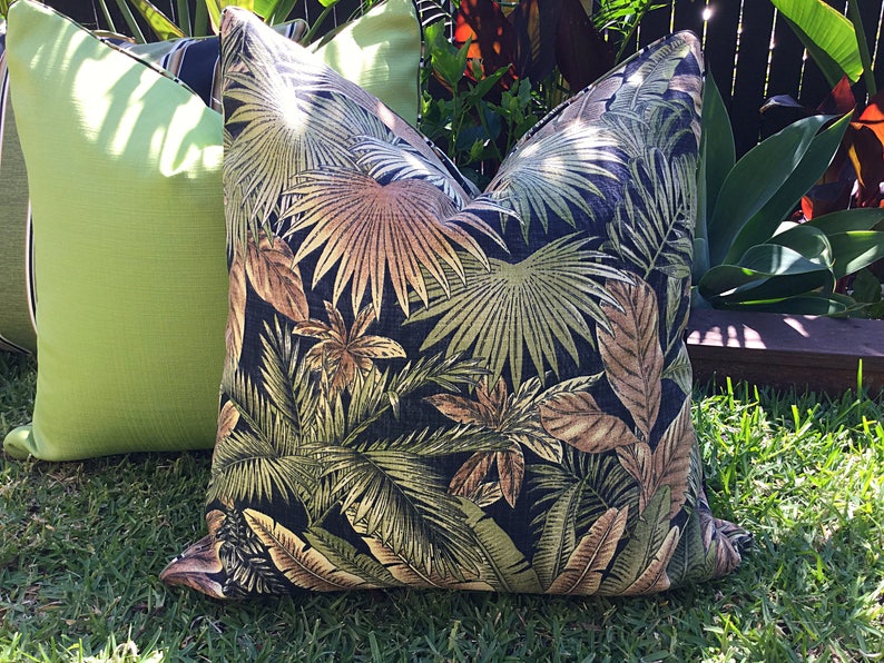 Tropical Outdoor Cushion Covers Tropical Pillows Outdoor Etsy Australia