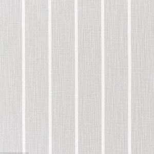 May include: A close-up of a white fabric with vertical stripes. The fabric has a subtle texture.