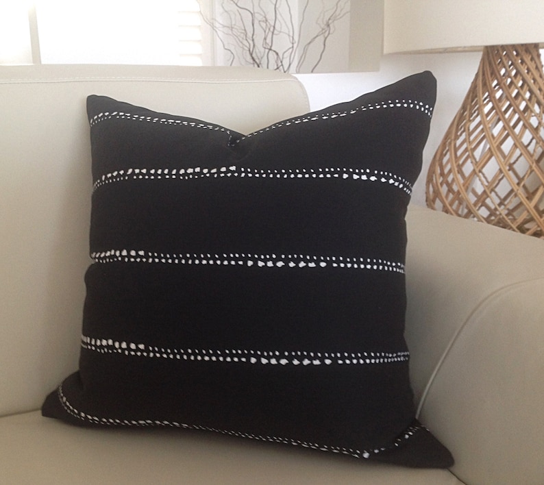 Cushions Black and White Cushions Cushion Cover Carlo Grey Etsy Australia