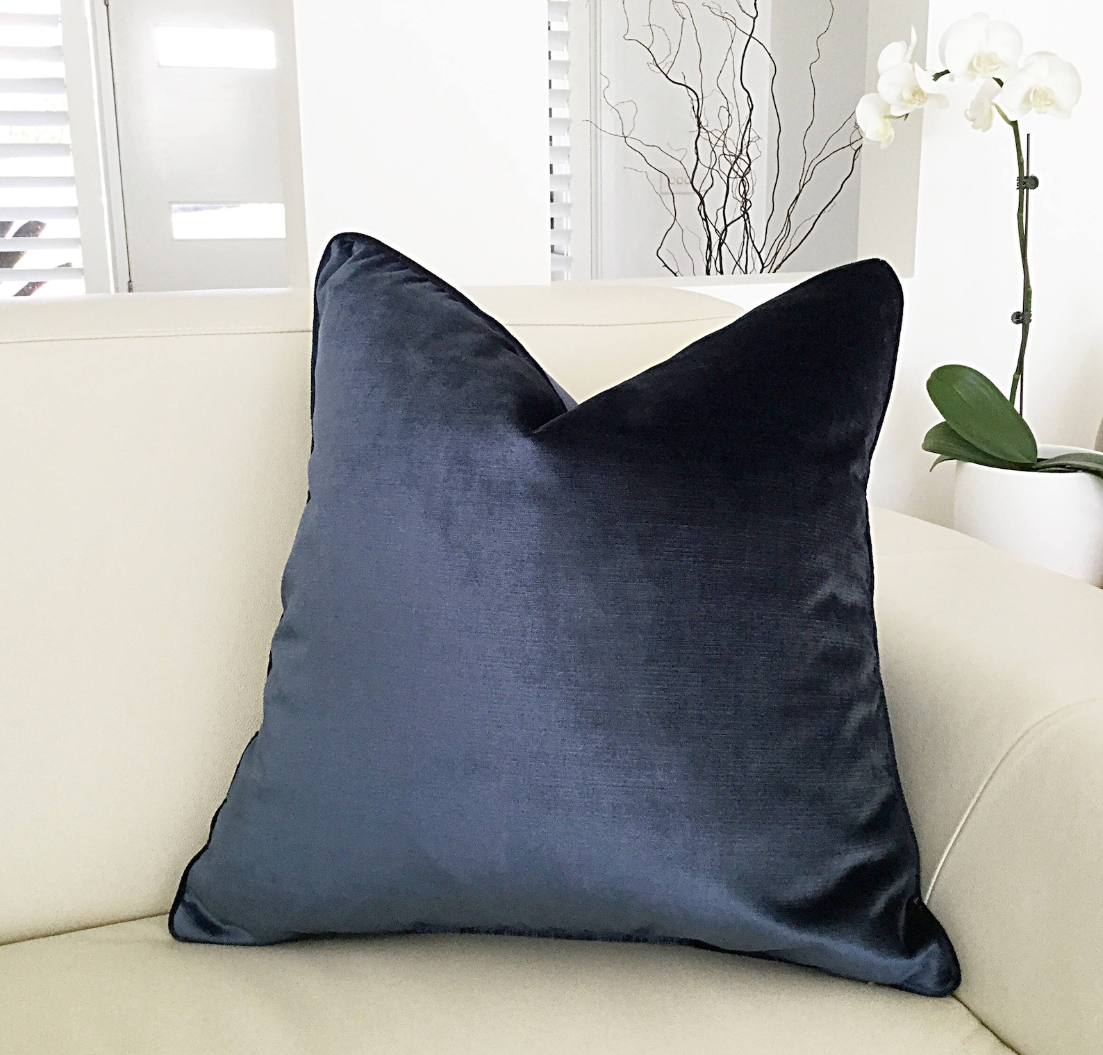 ON SALE Cushions Navy Cushion Cover Navy Pillows Blue and Etsy Australia