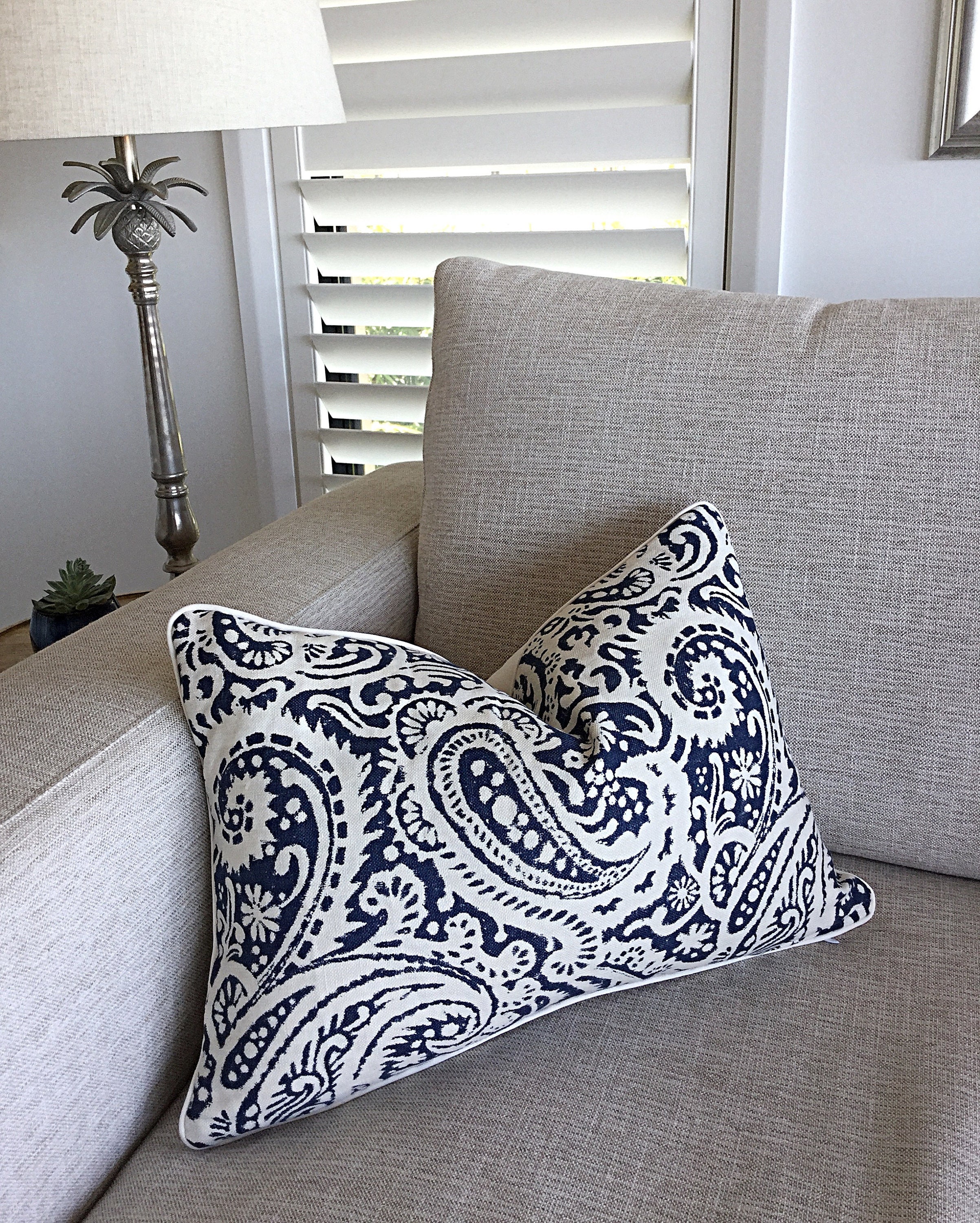 Paisley lumbar best sale pillow