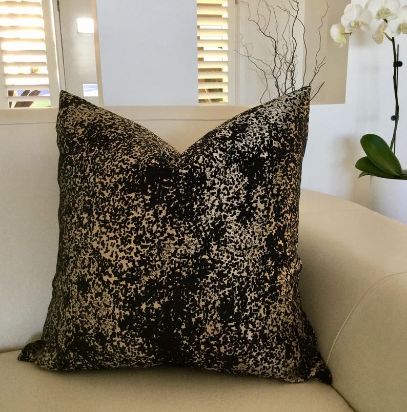 Cushions Grey Silver Luxe Cushion Covers Black and Gold Etsy Australia