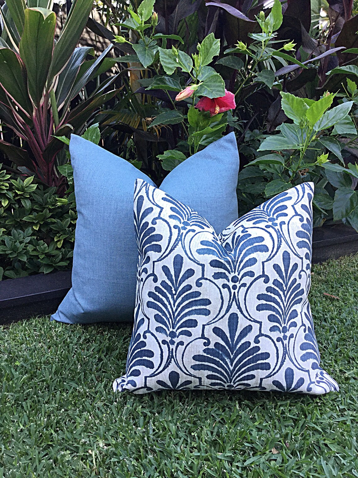 Outdoor Cushions Grey Outdoor Pillows Outdoor Cushion Covers Etsy