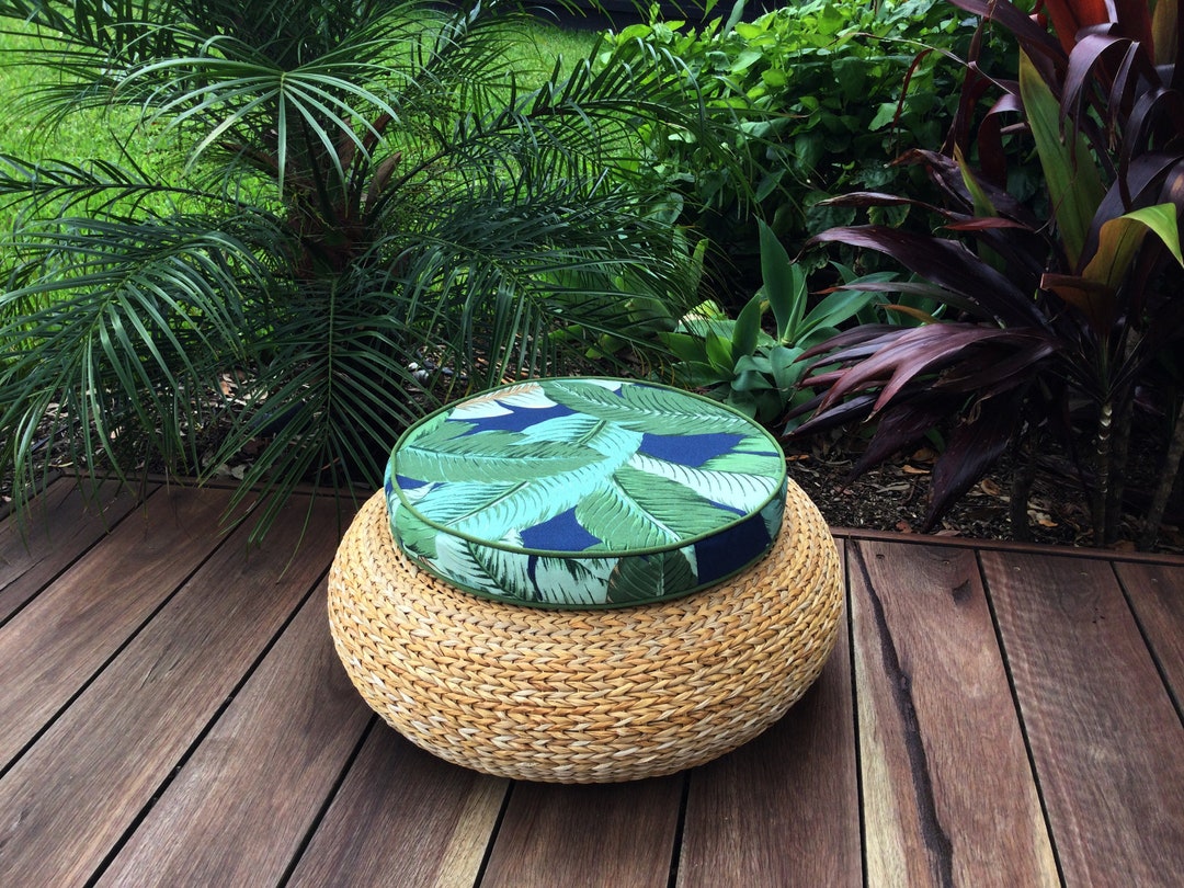 Chair Pad Round Seat Pads Chair Cushion Outdoor Cushions Etsy