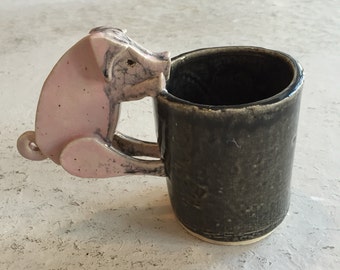Handmade Pig Mug