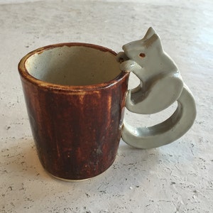 Handmade Squirrel Mug