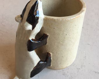 Handmade Badger Mug