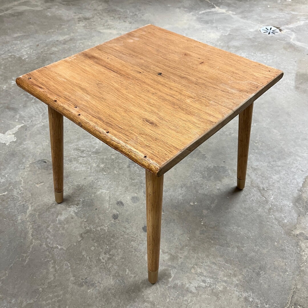 Rustic Rectangular End Table Reclaimed Rustic Wood Rectangular Handmade Simple Industrial Modern ...