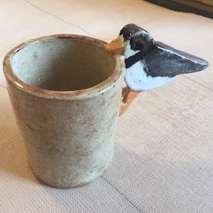 Custom Piping Plover Cup with Eggs