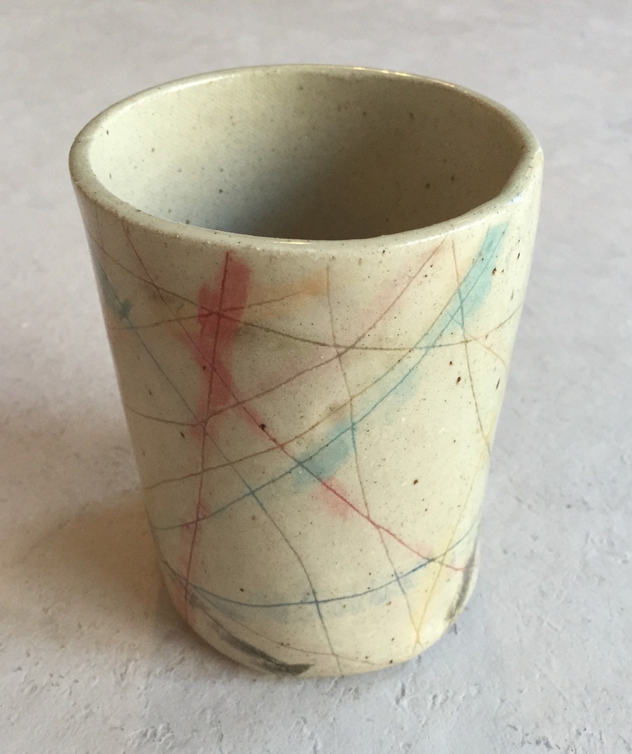Ceramic Tumbler or Utensil Cup Etsy