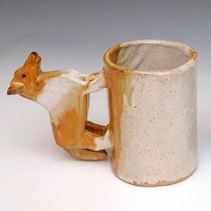 Handmade Custom Ceramic Pet Dog Cup that matches your dog