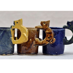 Handmade Ceramic Kitty Cup