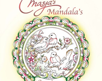 Masja's Mandala's, SPRING, coloring book , Masja van den Berg