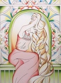 Masja's Fairy tales, coloring book , Masja van den Berg product logo