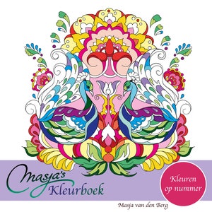Colorear por números, Libro para colorear de Masja