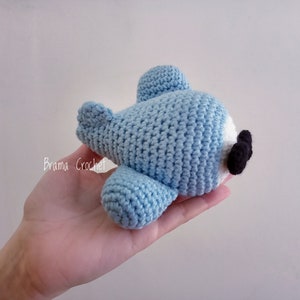 Flugzeug Kawaii Amigurumi Plüsch. Handgemachtes Spielzeug