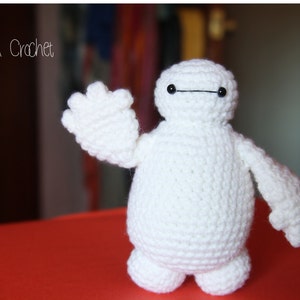 Baymax. Big Hero 6 Inspired. Robot amigurumi. Kawaii Amigurumi. Crochet doll. Handmade Crochet. Toy plush. Geek gift. Stuffed toy