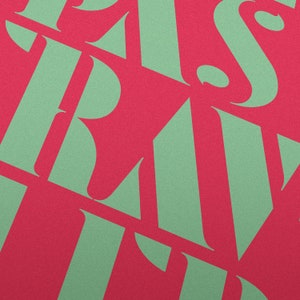 Work Sympatique, Pink Martini, Typographiy Lyrics, Limited Edition, Giclée Art Print image 9