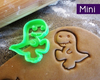 Mini 3D Printed Dinosaur Cookie Cutter