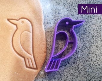 Mini 3D Printed Kingfisher / Kōtare Cookie Cutter - NEW DESIGN