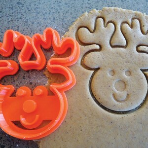 3D Printed Reindeer Cookie Cutter