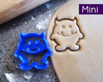 Mini 3D Printed Monster Cookie Cutter