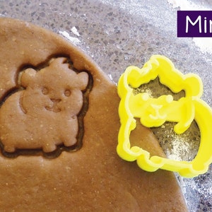 Mini 3D Printed Guinea Pig or Hamster Cookie Cutter
