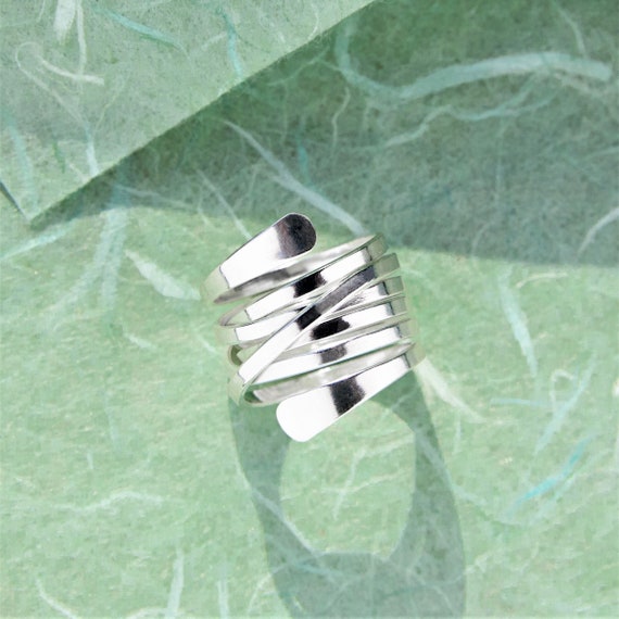 Sterling silver wrap best sale ring