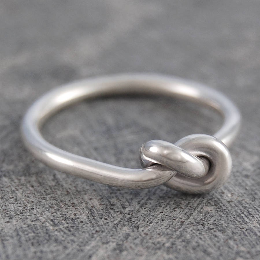 Rings Sterling Silver Ring 925 Silver Friendship Knot - Etsy