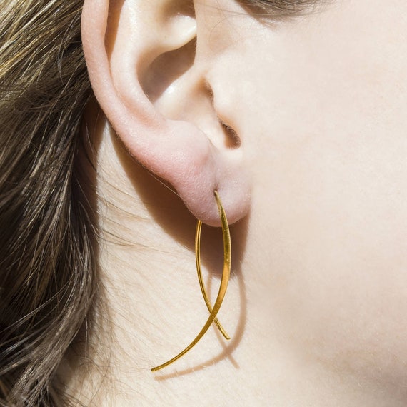Cool earrings gold deals