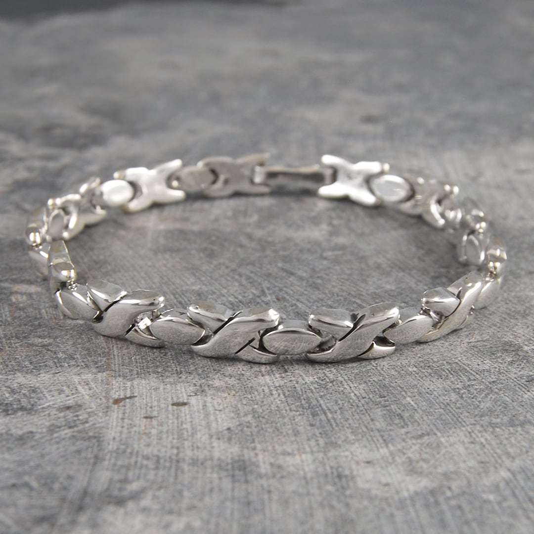 Sterling Silver Friendship Bracelet Bracelet for Her Links Etsy UK