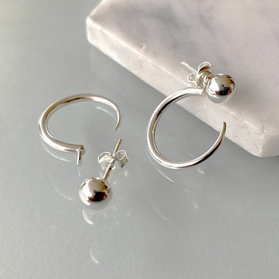 Hoop earring jackets for studs online