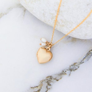 Heart Pendant Locket Necklace