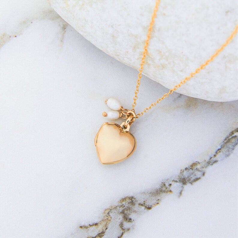 Heart Pendant Locket Necklace
