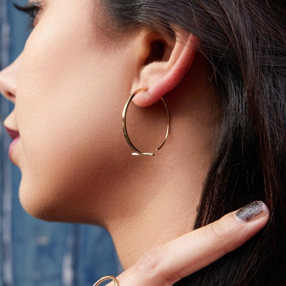 Modern hoop earrings online