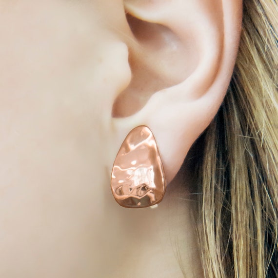 Etsy rose shop gold earrings