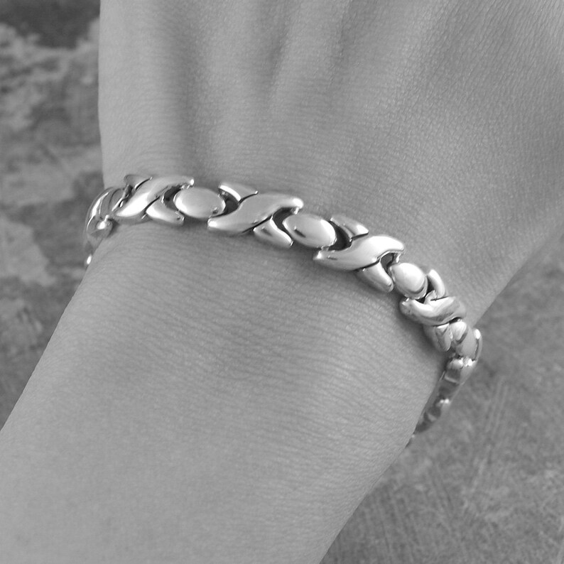 Sterling Silver Friendship Bracelet Bracelet for Her Links Etsy UK