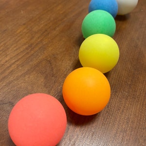 High-Quality 40 mm Ping Pong/Table Tennis Balls with FREE Shipping (6 Color Options)