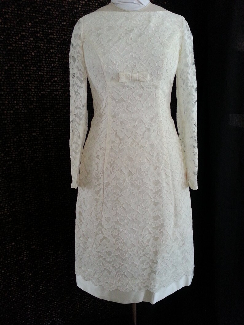 Vintage Short Wedding Dress 1950 60 S San Francisco Etsy