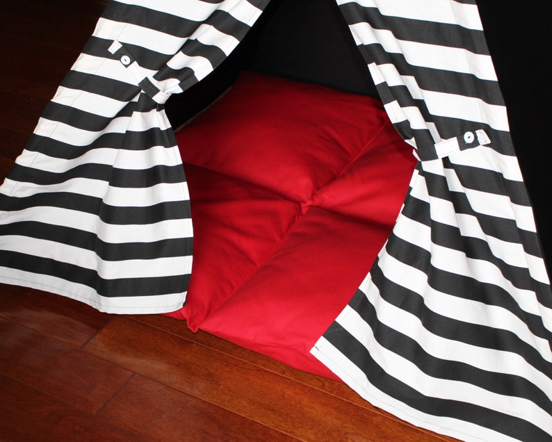 Extra Thick Teepee Mat with Washable Removable Cover image 4