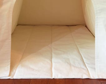 Teepee Mat, Four Sizes,  White Or Natural, Baby Mat, Childrens Teepee Mat
