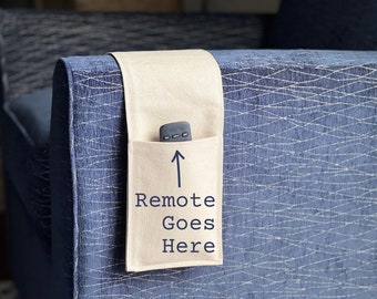 Armrest Remote Control Caddy, cell phone Holder, couch caddy, living room organizer